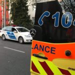 Érkeznek a mentők: busz és autó ütközött Budapest XVIII. kerületében