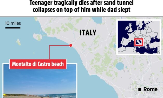 Meghalt egy 17 éves római fiú, miután ráomlott a saját kezével ásott homokgödör a strandon