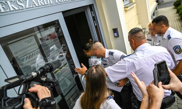 Rezzenéstelen arccal sétált a bíróság épületébe a nagydorogi csecsemőgyilkossággal gyanúsított Viktória (képgaléria)