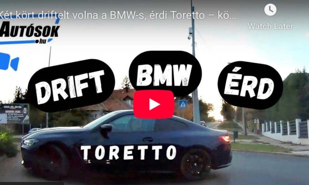 Két kört driftelt volna a BMW-s, érdi Toretto – közben akadt egy kis baki