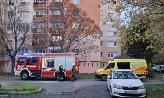 Lakásában lett rosszul egy lakó a szombathelyi Váci Mihály utcában, az erkélyen keresztül jutottak be a mentők