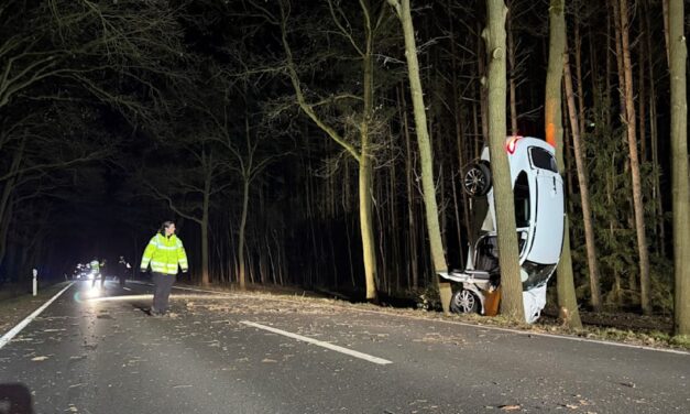 Ilyet balesetet még a mentők sem láttak: az orrán egyensúlyozva állt meg egy autó – fotó