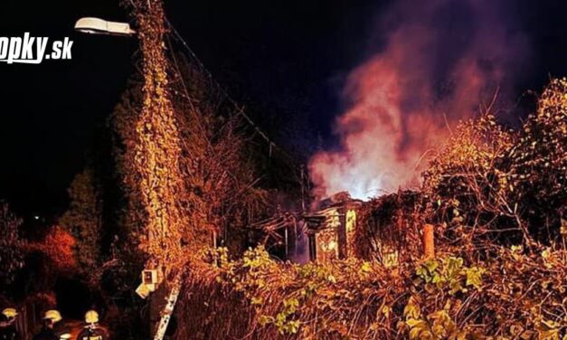 Kigyulladt egy kerti kis ház Pozsonyban, ketten életüket vesztették