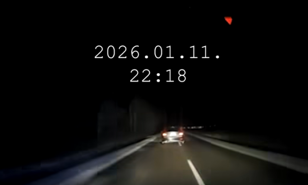 Autós üldözés a hóban, páratlan videót készített egy rendőrautó kamerája Szentmártonkátánál