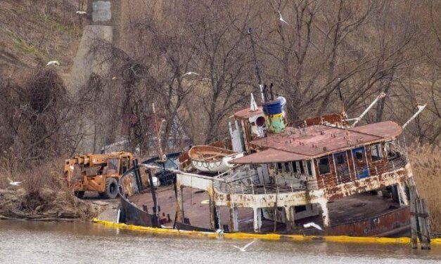 Rejtélyes hajó futott zátonyra: 20 éve senki sem tudja, hogy került a folyópartra