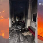 Leégett Nápoly történelmi színháza, a Sannazaro – Drámai videón a hatalmas lángok