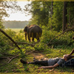 Végignézte felesége, ahogy agyontapossa Srí Lankán a magyar férfit az elefánt