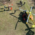 Mentőhelikopter szállt le a Bakonyban: életet kellett menteni a nehéz terepen (helyszíni fotók)