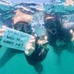 Víz alatt kérte meg párja kezét a Metallica énekese, fotó örökítette meg a különleges pillanatot