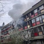 Kigyulladt egy hotelépület Kismaroson