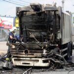 Drámai pillanatok Kispesten: kigyulladt egy kukásautó