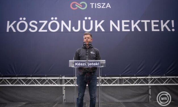 Így reagált Magyar Péter a végleges választási eredményekre