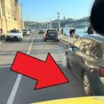 Még a mentős sem hitte el, hogy átférnek: íme a pesti alsó rakpart egy szirénázó menőautóból nézve!