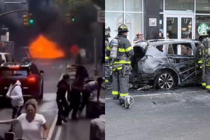 Óriási lángok csaptak fel Manhattanben – videó