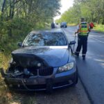 Durva karambol Nyíregyházánál! Egy gyereket a mentők vittek kórházba! (fotók)