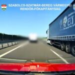 Videón a szabolcsi Cobra 11: 180 km/órával menekült a 15 éves fiú a lopott furgonnal!