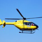 Mentőhelikopter érkezett a belvárosba, egy férfi életéért küzdöttek