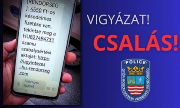 Csaló SMS üzenetek
