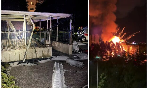 Robbanás rázta meg a pozsonyi repülőtér környékét, nagy lángok csaptak fel (VIDEÓ)