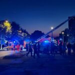 Kórházba szállították a Haszkovó utcai tűzeset károsultját (helyszíni képek)