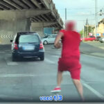 Biztos csak barátkozni akart, mégis inkább menekült a Merci sofőrje  – videó
