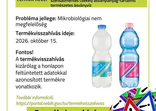 Visszahívta a hatóság, ne idd meg ezeket a népszerű ásványvizeket